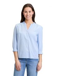 CARTOON Bluzka w kolorze błękitnym rozmiar: 34. Niebieskie bluzki Cartoon, bez wzorów, bez kołnierzyka, bez ramiączek. Za 82.99 zł.