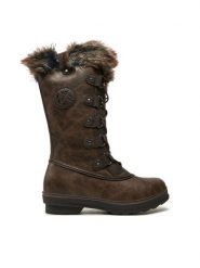 Kimberfeel Śniegowce Beverly Brązowy. Brązowe śniegowce Kimberfeel, bez wzorów, ze skóry, bez zapięcia. Za 679.99 zł.