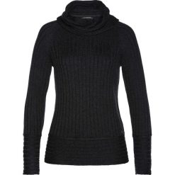Sweter z golfem z kaszmirem bonprix antracytowy melanż. Swetry marki bonprix. Za 89.99 zł.