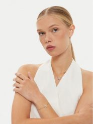 Guess Bransoletka JUBB0466 8JW Złoty. Żółte bransoletki Guess, metalowe. Za 179.99 zł.