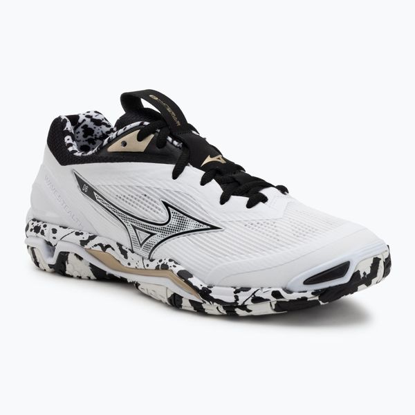 Buty do piłki ręcznej Mizuno Wave Stealth 6. Białe buty treningowe Mizuno, bez wzorów, z gumy, bez zapięcia, do piłki ręcznej, mizuno wave. Za 379.99 zł.