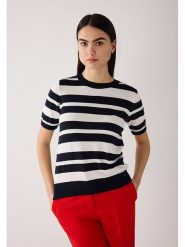 More & More Sweter w kolorze czarno-białym rozmiar: 44. Białe swetry More & More, bez wzorów, bez ramiączek. Za 144.92 zł.