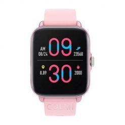 Smartwatch Colmi P28 Plus (Różowy). Czerwone smartbandy Colmi. Za 101.99 zł.