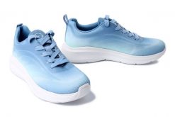 TAMARIS Comfort 8-83710-42 802 denim, półbuty damskie. Niebieskie półbuty wsuwane Tamaris, bez wzorów, z denimu, bez obcasa. Za 209.93 zł.