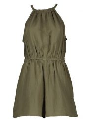 GAP Kombinezon w kolorze khaki rozmiar: L. Brązowe kombinezony GAP, l, bez wzorów, z bawełny, bez kołnierzyka, bez ramiączek. Za 92.64 zł.