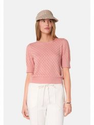 Rodier Sweter w kolorze jasnoróżowym rozmiar: M. Różowe swetry Rodier, m, bez wzorów, z kaszmiru, klasyczne, bez ramiączek. Za 249.17 zł.