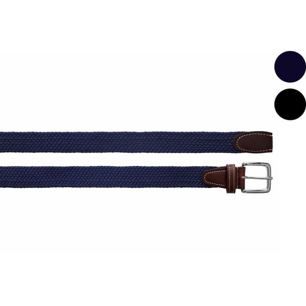 Pasek do spodni damski EQ.QUEEN Plaited elastyczny. Niebieskie paski EQUESTRIAN QUEEN, bez wzorów, sportowe. Za 88.99 zł.