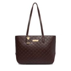 Torebka Nine West. Brązowe shopper bag Nine West, bez wzorów, bez dodatków. Za 279.99 zł.