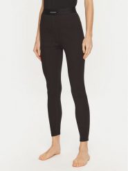 Calvin Klein Underwear Legginsy 000QS7220E Czarny Slim Fit. Czarne legginsy Calvin Klein Underwear, bez wzorów, z bawełny. Za 129.99 zł.