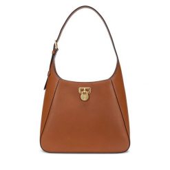 Torebka LAUREN RALPH LAUREN. Brązowe torebki klasyczne Lauren Ralph Lauren, bez wzorów, klasyczne, bez dodatków. Za 1,139.00 zł.