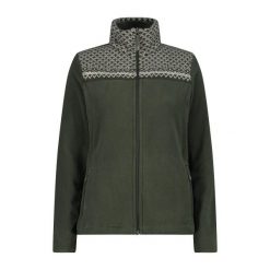 Bluza damska turystyczna CMP 34J0486. Zielone bluzy bez kaptura CMP, s, bez wzorów, z materiału, bez kaptura, trekkingowe. Za 415.50 zł.
