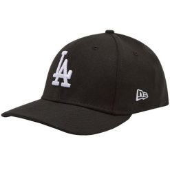 Czapka New Era Stretch Snap 9Fifty Los Angeles Dodgers, Dla obu płci. Czarne czapki z daszkiem New Era, bez wzorów, z poliesteru. Za 139.99 zł.
