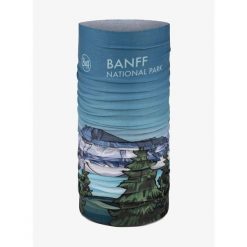 Chusta wielofunkcyjna Buff Coolnet UV National Parks - banff. Niebieskie chusty Buff, bez wzorów, sportowe. Za 93.49 zł.