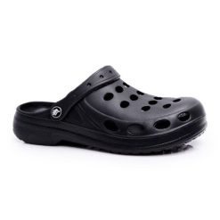 Flameshoes Damskie Klapki Czarne Piankowe Eva. Czarne klapki bez wzorów, casualowe, bez obcasa, bez zapięcia. Za 77.70 zł.
