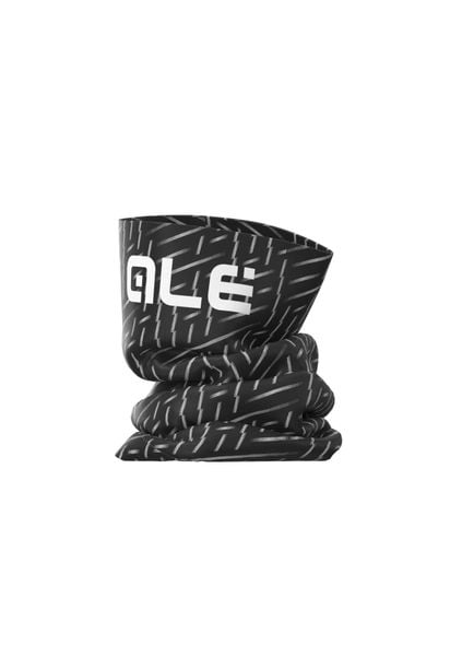 Komin rowerowy Alé Cycling Green Bolt. Czarne szaliki i kominy ALÉ CYCLING, bez wzorów, z elastanu. Za 58.99 zł.