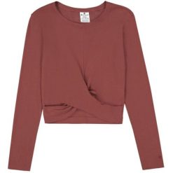 Crop Top Damski Z Okrągłym Dekoltem 117435 MS524. Brązowe topy Champion, l, bez wzorów, casualowe, bez kołnierzyka, bez ramiączek. Za 179.99 zł.