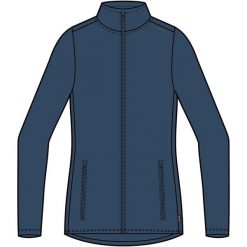Bluza damska VIKING Tesero Lady. Niebieskie bluzy bez kaptura Viking, l, bez wzorów, z materiału, bez kaptura, wspinaczkowe. Za 239.90 zł.