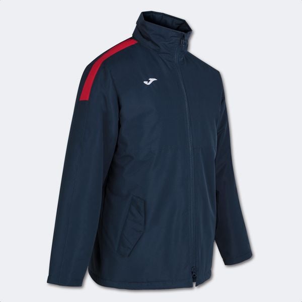 Kurtka wiatroszczelna Joma Trivor. Niebieskie kurtki Joma, bez wzorów, z polaru, z kapturem. Za 369.50 zł.