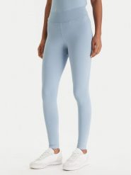 Guess Legginsy V6RB11 KD952 Niebieski Slim Fit. Niebieskie legginsy Guess, z aplikacjami, z syntetyku. Za 269.99 zł.