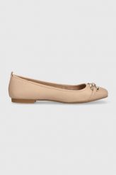 Aldo baleriny Goasa kolor beżowy 13542928.GOASA. Brązowe baleriny Aldo, bez wzorów, z gumy, bez obcasa, bez zapięcia. Za 259.99 zł.