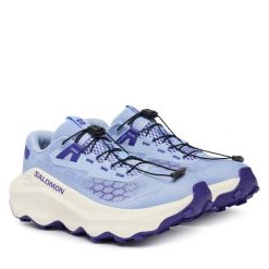 Buty do biegania Salomon. Fioletowe buty do biegania Salomon, bez wzorów, bez zapięcia, do biegania. Za 639.99 zł.