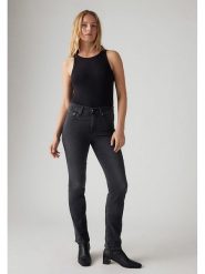 Levi's Dżinsy - Slim fit - w kolorze antracytowym rozmiar: W29/L32. Czarne jeansy Levi's, l, z aplikacjami, klasyczne, z podwyższonym stanem. Za 254.74 zł.