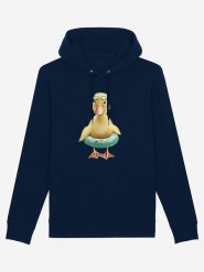 WOOOP Bluza w kolorze granatowym rozmiar: XL. Niebieskie bluzy Wooop, xl, bez wzorów, bez ramiączek, z kapturem. Za 118.56 zł.