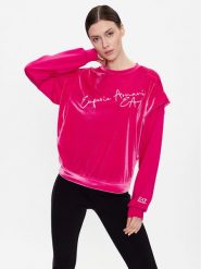 EA7 Emporio Armani Bluza 3RTM28 TJDWZ 1417 Różowy Regular Fit. Czerwone bluzy EA7 Emporio Armani, m, bez wzorów, z syntetyku, bez kaptura. Za 329.99 zł.
