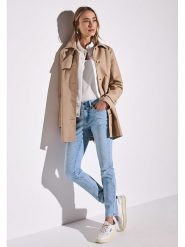 Street One Dżinsy - Skinny fit - w kolorze błękitnym rozmiar: W31/L28. Niebieskie jeansy Street One, l, z aplikacjami, ze skóry, klasyczne. Za 185.32 zł.