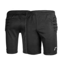Szorty Reusch GK Training. Czarne szorty sportowe REUSCH, bez wzorów, z materiału, z standardowym stanem, na fitness i siłownię. Za 159.99 zł.