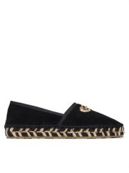 LOVE MOSCHINO Espadryle JA10552G0OIG5000 Czarny. Czarne espadryle Love Moschino, bez wzorów, ze skóry, bez obcasa. Za 809.99 zł.