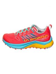 LA SPORTIVA Buty "Jackal" w kolorze czerwono-turkusowym do biegania rozmiar: 37. Czerwone buty do biegania La Sportiva, bez wzorów, z materiału, bez zapięcia, do biegania. Za 344.21 zł.