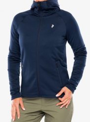 Bluza rozpinana damska Peak Performance Rider Essentials Zip Hood. Niebieskie bluzy z kapturem Peak Performance, xs, bez wzorów, z elastanu, bez kaptura, narciarskie. Za 609.39 zł.