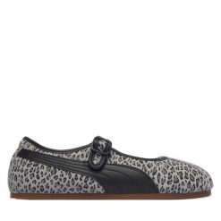 Baleriny Puma. Szare baleriny Puma, bez wzorów, bez obcasa, bez zapięcia. Za 279.99 zł.