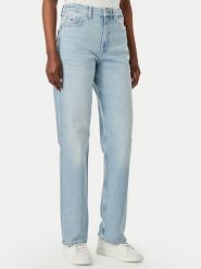 Tommy Jeans Jeansy Layla DW0DW23018 Niebieski jasny Straight Fit. Niebieskie jeansy Tommy Jeans, bez wzorów, z bawełny. Za 409.99 zł.
