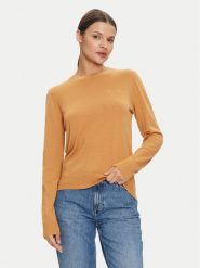 Armani Exchange Sweter 6DYM1J YME3Z 1788 Pomarańczowy Regular Fit. Brązowe swetry Armani Exchange, s, bez wzorów, z syntetyku, bez ramiączek. Za 319.99 zł.