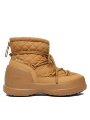 Moon Boot Śniegowce Mb Mezzaluna Quilted Mid Wp 80D2500020 Brązowy. Brązowe śniegowce Moon Boot, bez wzorów, z materiału, bez zapięcia. Za 899.99 zł.