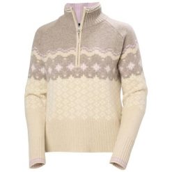 Sweter damski Helly Hansen Après. Brązowe swetry Helly Hansen, l, bez wzorów, z materiału, eleganckie, bez ramiączek. Za 697.50 zł.