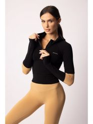 Spaio Bluza sportowa "Adapt" w kolorze czarno-beżowym rozmiar: L. Brązowe bluzy z kapturem Spaio, l, bez wzorów, z materiału, bez kaptura, outdoorowe. Za 208.99 zł.