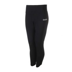 Legginsy damskie DIADORA L. 7/8 STC LEGGINGS BE ONE W. Czarne legginsy Diadora, bez wzorów. Za 79.99 zł.
