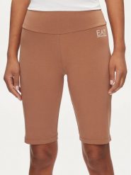 EA7 Emporio Armani Szorty sportowe 3DTS53 TJ01Z 1731 Brązowy Regular Fit. Brązowe szorty sportowe EA7 Emporio Armani, bez wzorów, z bawełny. Za 219.99 zł.