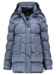 Geographical Norway Kurtka zimowa "Dolidia" w kolorze błękitnym rozmiar: XL. Niebieskie kurtki Geographical Norway, na zimę, xl, bez wzorów, z puchu, bez kaptura. Za 214.19 zł.