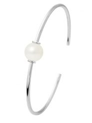 Pearl Addict Srebrna bransoletka "Prestige" z perłami rozmiar: onesize. Białe bransoletki Pearl Addict, z perłą, srebrne. Za 208.99 zł.