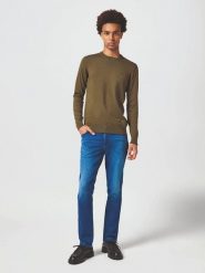 Wrangler Dżinsy - Slim fit - w kolorze niebieskim rozmiar: W33/L34. Niebieskie jeansy Wrangler, l, z aplikacjami, klasyczne. Za 189.95 zł.