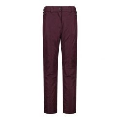Spodnie narciarskie dla kobiet CMP. Czerwone spodnie narciarskie CMP, bez wzorów, narciarskie. Za 422.00 zł.