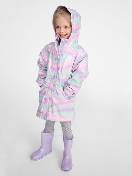 COOL CLUB Płaszcz przeciwdeszczowy w kolorze fioletowo-turkusowym rozmiar: 110. Różowe płaszcze COOL CLUB, s, bez wzorów, bez kaptura. Za 83.22 zł.