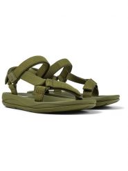 Camper Sandały w kolorze khaki rozmiar: 36. Brązowe sandały Camper, bez wzorów, klasyczne, z otwartym noskiem, bez obcasa, bez zapięcia. Za 189.29 zł.