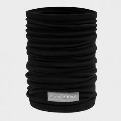 Komin kolarski unisex SIROKO SRX Whirlwind wełna merino. Czarne szaliki i kominy SIROKO, na zimę, bez wzorów, z wełny, sportowe. Za 106.00 zł.