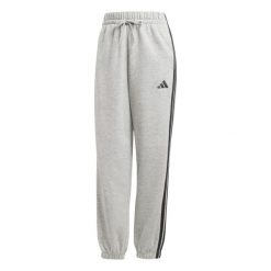 Damskie spodnie dresowe adidas Essentials 3-Stripes. Czarne spodnie dresowe adidas, bez wzorów, z dresówki, długie. Za 236.00 zł.