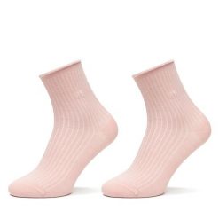 Skarpety długie Calvin Klein. Czerwone skarpetki Calvin Klein, bez wzorów. Za 59.99 zł.